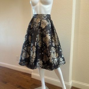 Eliza J. A-Line Floral Skirt Size 8